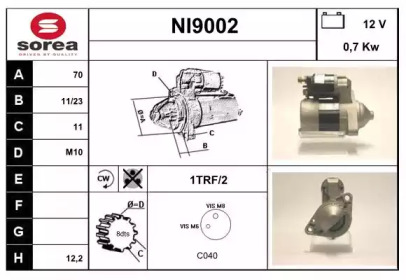 Стартер (SNRA: NI9002)