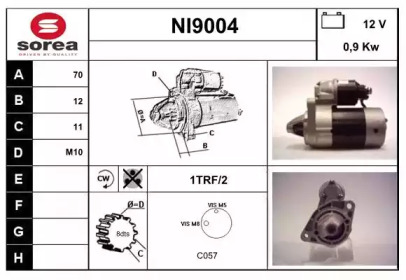 Стартер (SNRA: NI9004)