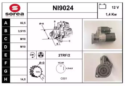 Стартер (SNRA: NI9024)