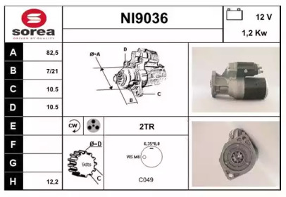 Стартер (SNRA: NI9036)