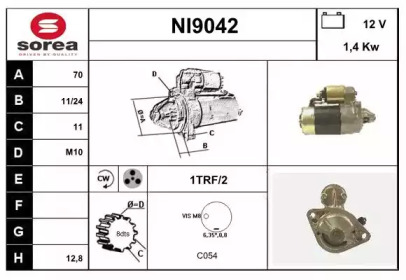 Стартер (SNRA: NI9042)