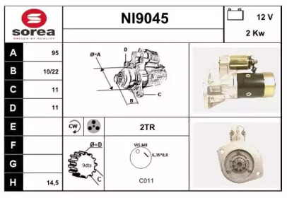 Стартер (SNRA: NI9045)