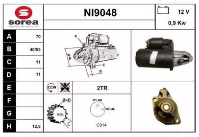 Стартер (SNRA: NI9048)