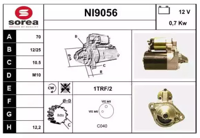 Стартер (SNRA: NI9056)