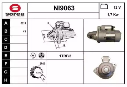 Стартер (SNRA: NI9063)