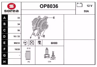 Генератор (SNRA: OP8036)