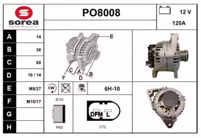 Генератор (SNRA: PO8008)