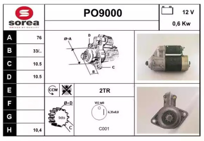 Стартер (SNRA: PO9000)