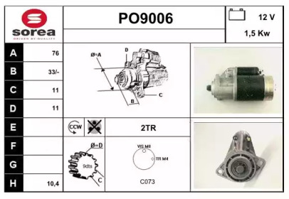 Стартер (SNRA: PO9006)