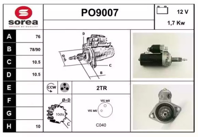 Стартер (SNRA: PO9007)