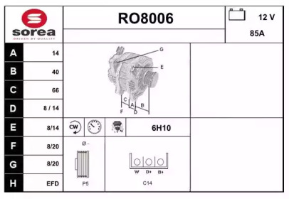 Генератор (SNRA: RO8006)