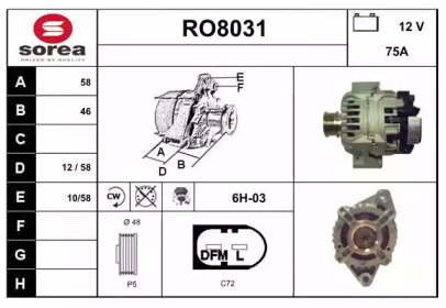 Генератор (SNRA: RO8031)