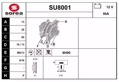 Генератор (SNRA: SU8001)