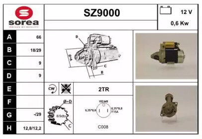 Стартер (SNRA: SZ9000)