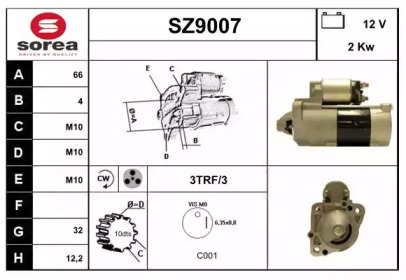 Стартер (SNRA: SZ9007)