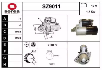 Стартер (SNRA: SZ9011)