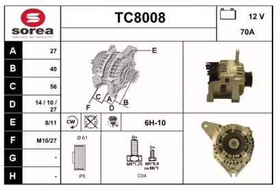 Генератор (SNRA: TC8008)