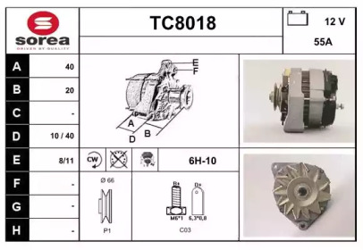 Генератор (SNRA: TC8018)