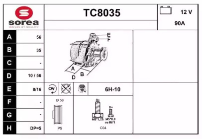 Генератор (SNRA: TC8035)