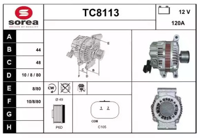 Генератор (SNRA: TC8113)