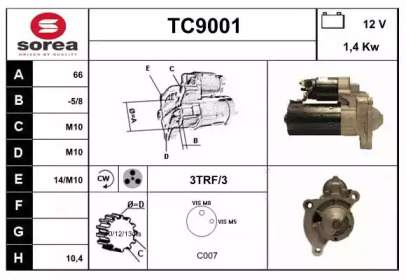 Стартер (SNRA: TC9001)