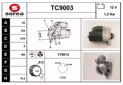 Стартер (SNRA: TC9003)