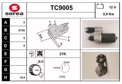 Стартер (SNRA: TC9005)