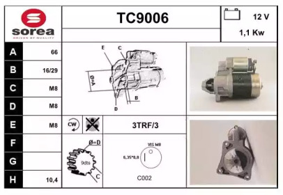 Стартер (SNRA: TC9006)