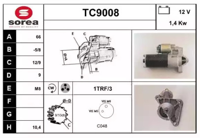 Стартер (SNRA: TC9008)