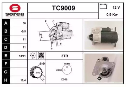 Стартер (SNRA: TC9009)