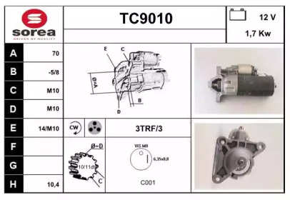 Стартер (SNRA: TC9010)