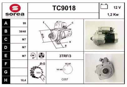 Стартер (SNRA: TC9018)