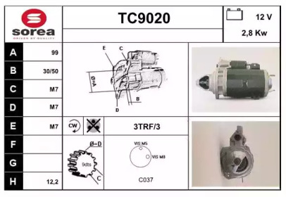 Стартер (SNRA: TC9020)