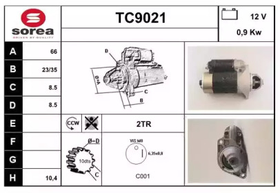 Стартер (SNRA: TC9021)