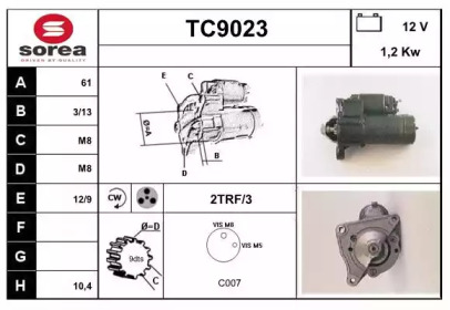 Стартер (SNRA: TC9023)