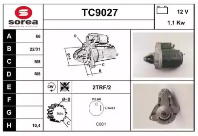 Стартер (SNRA: TC9027)