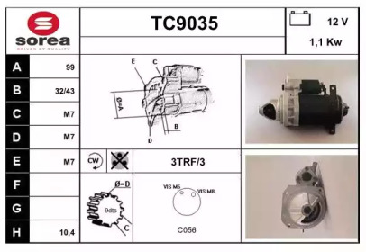 Стартер (SNRA: TC9035)