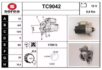 Стартер (SNRA: TC9042)