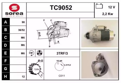 Стартер (SNRA: TC9052)