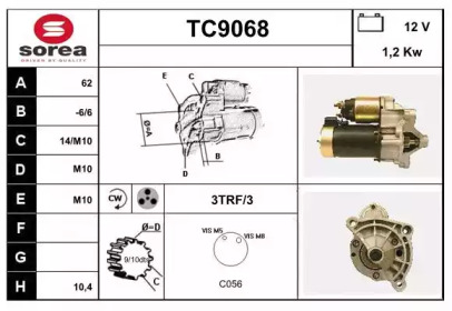 Стартер (SNRA: TC9068)