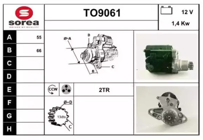 Стартер (SNRA: TO9061)