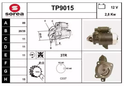 Стартер (SNRA: TP9015)