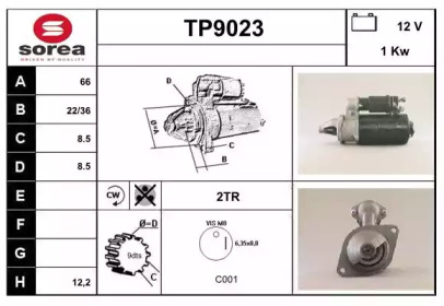 Стартер (SNRA: TP9023)