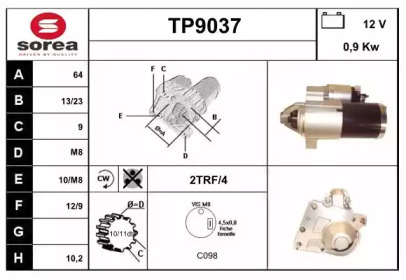 Стартер (SNRA: TP9037)