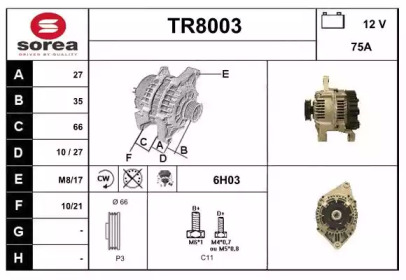 Генератор (SNRA: TR8003)