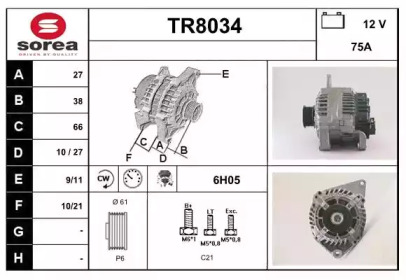 Генератор (SNRA: TR8034)