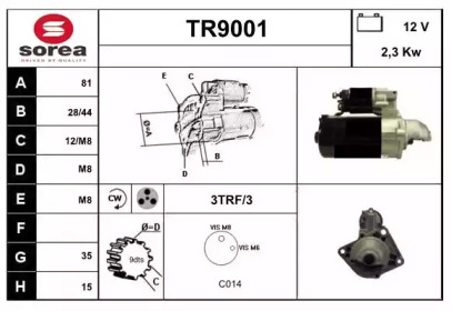 Стартер (SNRA: TR9001)