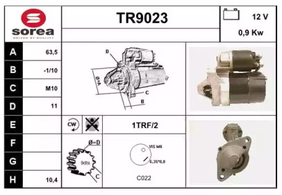 Стартер (SNRA: TR9023)