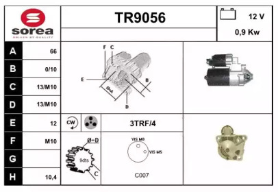 Стартер (SNRA: TR9056)