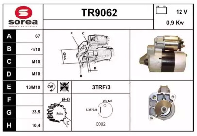 Стартер (SNRA: TR9062)